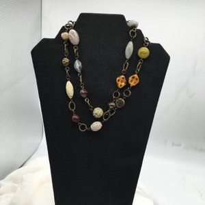 Premier Designs Necklace Long Glass Beads Various